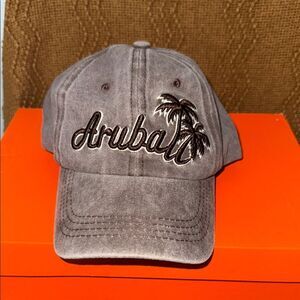 Gray Aruba Embroidered Cap